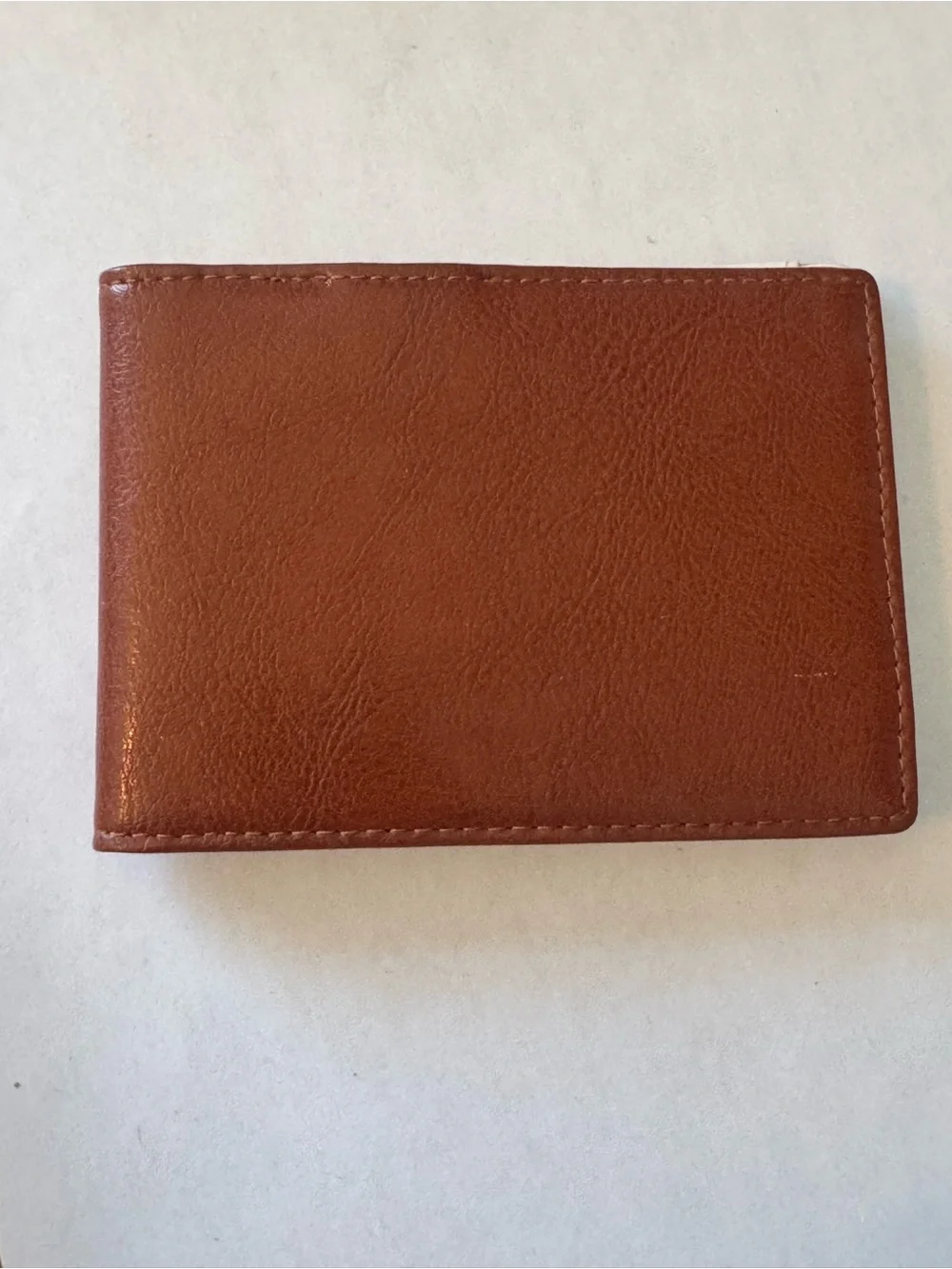 Zitahli Vega RFID Blocking Leather Money Clip Wallet Slim Bifold Brown ID Window